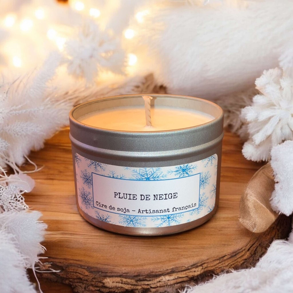 Pluie de neige l Bougie végétale 