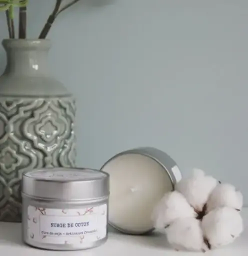 Fleur de coton l Bougie végétale