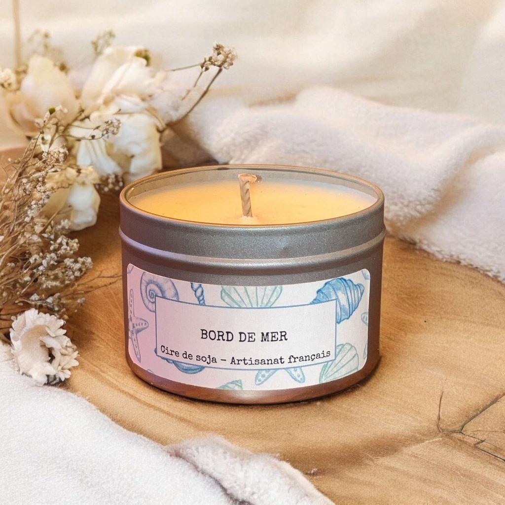 Bord de mer l Bougie végétale