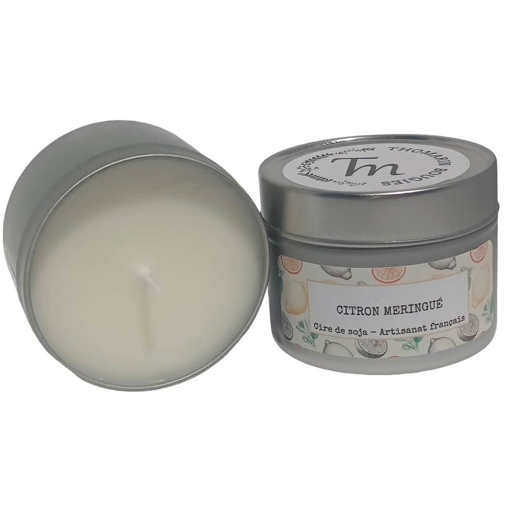 Citron meringué l Bougie végétale