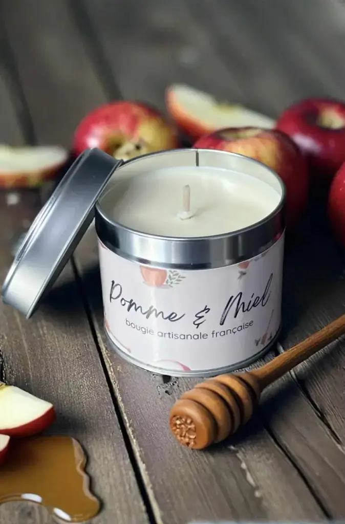Pomme & Miel l Bougie végétale 200g