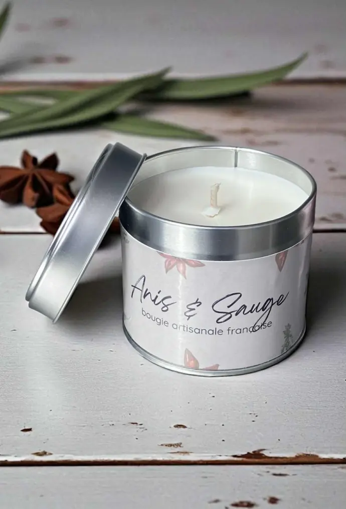 Anis & Sauge l Bougie végétale 200g