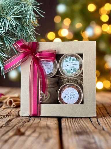 Coffret de noël - Fondants parfumés + brûle parfum
